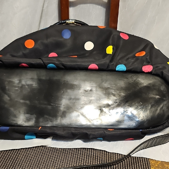 Lulu Guinness Black Bag with Colorful Polka Dots And Playful Bow - 2013 - Picture 6 of 10